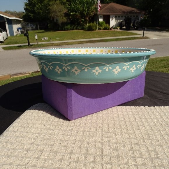 ❤️ New Pioneer Woman Blooming Bouquet 10-Inch Pie Pan NWT - Picture 3 of 8